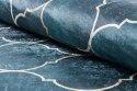 Dywan krótkowłosy ARLEN CLOVER  indygo motyw glamour styl nowoczesny 160x220 hakano - RUG/LU/ARLEN/CLOVER/BLUE/160x220