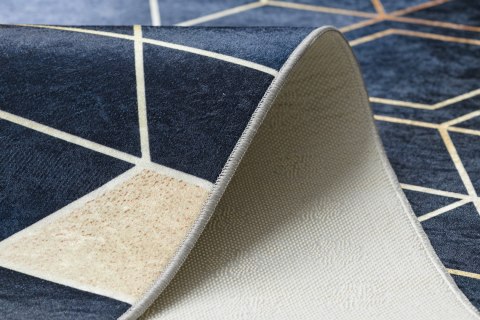 Dywan krótkowłosy ARLEN CUBE  niebieski motyw geometryczny styl nowoczesny 160x220 hakano - RUG/LU/ARLEN/CUBE/BLUE/160x220