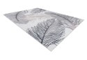 Dywan krótkowłosy ARLEN FEATHERS  niebieski motyw zwierzęcy styl boho 120x170 hakano - RUG/LU/ARLEN/FEATHERS/BEIGE/120x170