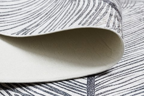 Dywan krótkowłosy ARLEN FEATHERS  niebieski motyw zwierzęcy styl boho 120x170 hakano - RUG/LU/ARLEN/FEATHERS/BEIGE/120x170