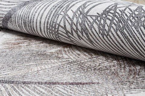 Dywan krótkowłosy ARLEN FEATHERS  niebieski motyw zwierzęcy styl boho 120x170 hakano - RUG/LU/ARLEN/FEATHERS/BEIGE/120x170