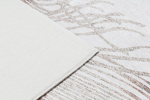 Dywan krótkowłosy ARLEN FEATHERS  niebieski motyw zwierzęcy styl boho 120x170 hakano - RUG/LU/ARLEN/FEATHERS/BEIGE/120x170