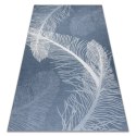 Dywan krótkowłosy ARLEN FEATHERS  niebieski styl boho 120x170 hakano - RUG/LU/ARLEN/FEATHERS/BLUE/120x170