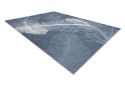 Dywan krótkowłosy ARLEN FEATHERS  niebieski styl boho 80x150 hakano - RUG/LU/ARLEN/FEATHERS/BLUE/80x150