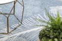 Dywan krótkowłosy ARLEN FEATHERS  niebieski styl boho 80x150 hakano - RUG/LU/ARLEN/FEATHERS/BLUE/80x150