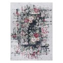 Dywan krótkowłosy ARLEN FLOWERS  biały styl abstrakcyjny 160x220 hakano - RUG/LU/ARLEN/FLOWERS/WHITE+RED/160x220