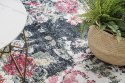 Dywan krótkowłosy ARLEN FLOWERS  biały styl abstrakcyjny 160x220 hakano - RUG/LU/ARLEN/FLOWERS/WHITE+RED/160x220