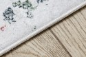 Dywan krótkowłosy ARLEN FLOWERS  biały styl abstrakcyjny 160x220 hakano - RUG/LU/ARLEN/FLOWERS/WHITE+RED/160x220
