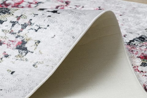 Dywan krótkowłosy ARLEN FLOWERS  biały styl abstrakcyjny 160x220 hakano - RUG/LU/ARLEN/FLOWERS/WHITE+RED/160x220