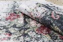 Dywan krótkowłosy ARLEN FLOWERS  biały styl abstrakcyjny 160x220 hakano - RUG/LU/ARLEN/FLOWERS/WHITE+RED/160x220