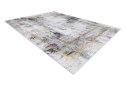 Dywan krótkowłosy ARLEN FRAME2  szary styl glamour 80x150 hakano - RUG/LU/ARLEN/FRAME2/GREY+GOLD/80x150