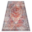 Dywan krótkowłosy ARLEN FRAME3 czerwony styl vintage 120x170 hakano - RUG/LU/ARLEN/FRAME3/RED/120x170
