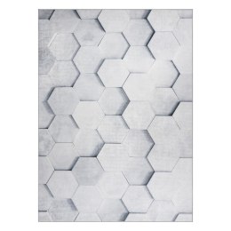 Dywan krótkowłosy ARLEN HONEY  szary motyw geometryczny styl nowoczesny 120x170 hakano - RUG/LU/ARLEN/HONEY/GREY/120x170