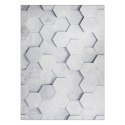 Dywan krótkowłosy ARLEN HONEY  szary motyw geometryczny styl nowoczesny 160x220 hakano - RUG/LU/ARLEN/HONEY/GREY/160x220
