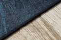 Dywan krótkowłosy ARLEN LEAVES  granatowy motyw glamour styl tropikalny 160x220 hakano - RUG/LU/ARLEN/LEAVES/BLUE/160x220