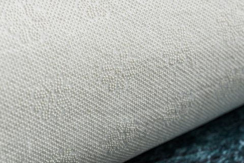 Dywan krótkowłosy ARLEN LEAVES  granatowy motyw glamour styl tropikalny 80x150 hakano - RUG/LU/ARLEN/LEAVES/BLUE/80x150