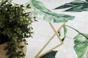 Dywan krótkowłosy ARLEN LEAVES2  biały motyw roślinny styl tropikalny 80x150 hakano - RUG/LU/ARLEN/LEAVES2/WHITE+GREEN/80x
