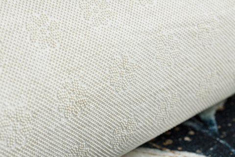Dywan krótkowłosy ARLEN LEAVES3  czarny motyw glamour styl tropikalny 160x220 hakano - RUG/LU/ARLEN/LEAVES3/BLACK+TURQUISE