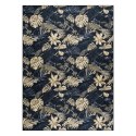 Dywan krótkowłosy ARLEN LEAVES4  czarny motyw roślinny styl tropikalny 160x220 hakano - RUG/LU/ARLEN/LEAVES4/BLACK+GOLD/16