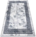 Dywan krótkowłosy ARLEN MARBLE kolor biały motyw glamour styl glamour 160x220 hakano - RUG/LU/ARLEN/MARBLE/BLACK+WHITE/160x220