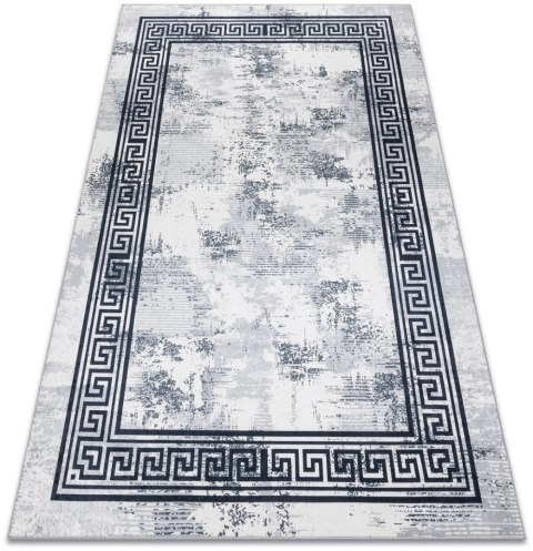 Dywan krótkowłosy ARLEN MARBLE kolor biały motyw glamour styl glamour 160x220 hakano - RUG/LU/ARLEN/MARBLE/BLACK+WHITE/160x220