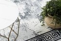Dywan krótkowłosy ARLEN MARBLE kolor biały motyw glamour styl glamour 160x220 hakano - RUG/LU/ARLEN/MARBLE/BLACK+WHITE/160x220