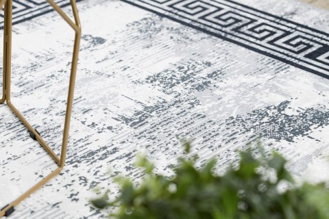 Dywan krótkowłosy ARLEN MARBLE kolor biały motyw glamour styl glamour 160x220 hakano - RUG/LU/ARLEN/MARBLE/BLACK+WHITE/160x220