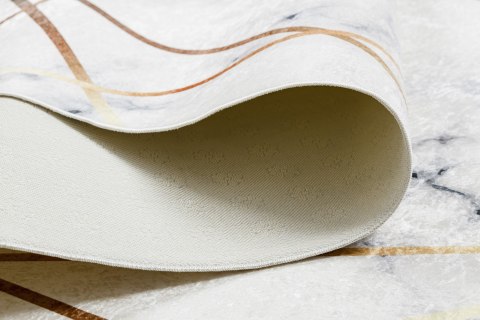 Dywan krótkowłosy ARLEN MARBLE3  biały motyw glamour styl glamour 120x170 hakano - RUG/LU/ARLEN/MARBLE3/WHITE/120x170