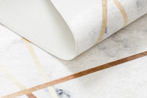 Dywan krótkowłosy ARLEN MARBLE3  biały motyw glamour styl glamour 120x170 hakano - RUG/LU/ARLEN/MARBLE3/WHITE/120x170