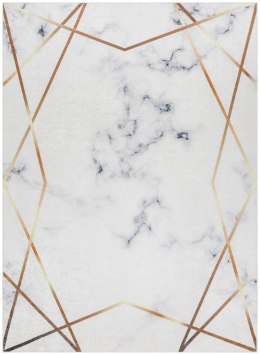 Dywan krótkowłosy ARLEN MARBLE3  biały motyw glamour styl glamour 160x220 hakano - RUG/LU/ARLEN/MARBLE3/WHITE/160x220