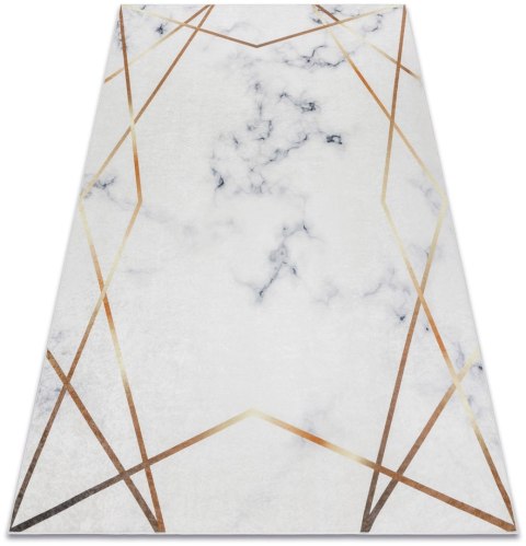 Dywan krótkowłosy ARLEN MARBLE3  biały motyw glamour styl glamour 160x220 hakano - RUG/LU/ARLEN/MARBLE3/WHITE/160x220