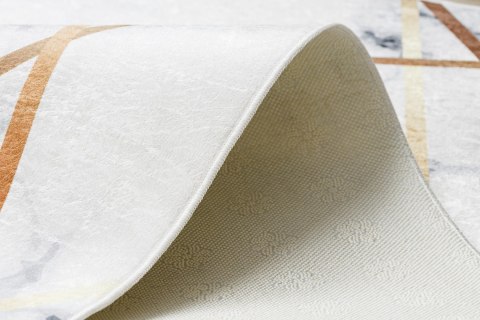 Dywan krótkowłosy ARLEN MARBLE3  biały motyw glamour styl glamour 80x150 hakano - RUG/LU/ARLEN/MARBLE3/WHITE/80x150