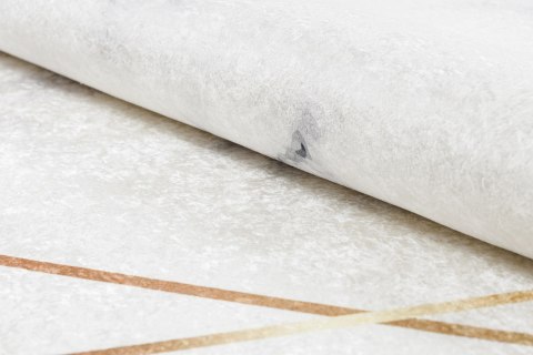 Dywan krótkowłosy ARLEN MARBLE3  biały motyw glamour styl glamour 80x150 hakano - RUG/LU/ARLEN/MARBLE3/WHITE/80x150