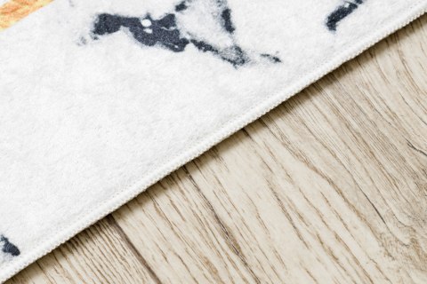 Dywan krótkowłosy ARLEN MARBLE4  biały motyw glamour styl glamour 120x170 hakano - RUG/LU/ARLEN/MARBLE4/WHITE+GOLD/120x170