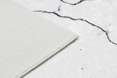 Dywan krótkowłosy ARLEN MARBLE4  biały motyw glamour styl glamour 80x150 hakano - RUG/LU/ARLEN/MARBLE4/WHITE+GOLD/80x150