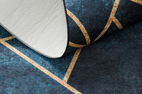 Dywan krótkowłosy ARLEN MOSAIC granatowy motyw styl glamour 120x170