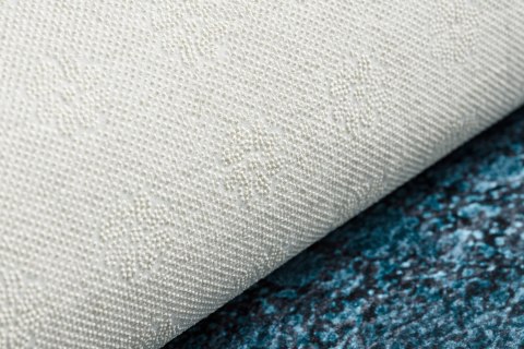 Dywan krótkowłosy ARLEN MOSAIC  granatowy motyw glamour styl glamour 80x150 hakano - RUG/LU/ARLEN/MOSAIC/TURQUISE+GOLD/80x