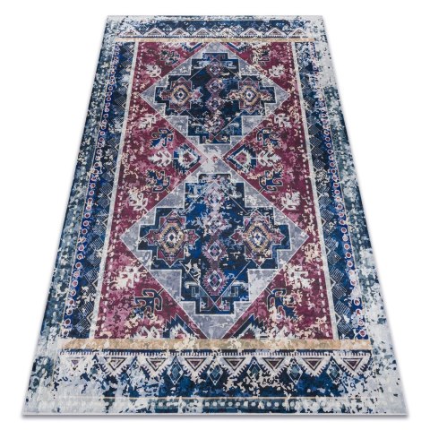 Dywan krótkowłosy ARLEN ORIENTAL  granatowy styl vintage 160x220 hakano - RUG/LU/ARLEN/ORIENTAL/RED+BLUE/160x220