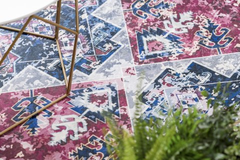 Dywan krótkowłosy ARLEN ORIENTAL  granatowy styl vintage 160x220 hakano - RUG/LU/ARLEN/ORIENTAL/RED+BLUE/160x220