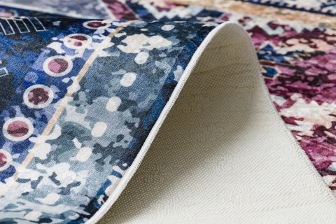 Dywan krótkowłosy ARLEN ORIENTAL  granatowy styl vintage 160x220 hakano - RUG/LU/ARLEN/ORIENTAL/RED+BLUE/160x220