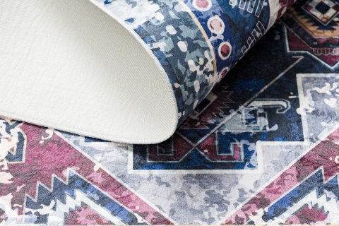 Dywan krótkowłosy ARLEN ORIENTAL  granatowy styl vintage 160x220 hakano - RUG/LU/ARLEN/ORIENTAL/RED+BLUE/160x220