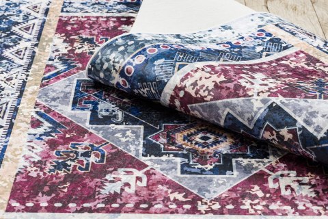 Dywan krótkowłosy ARLEN ORIENTAL  granatowy styl vintage 160x220 hakano - RUG/LU/ARLEN/ORIENTAL/RED+BLUE/160x220