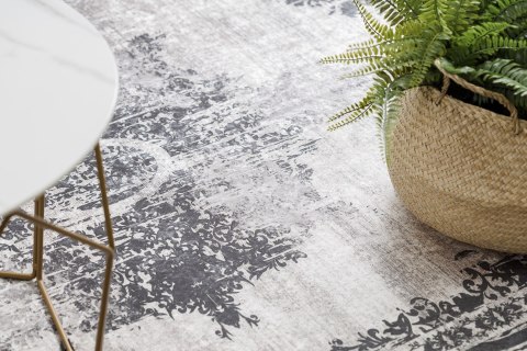 Dywan krótkowłosy ARLEN ORNAMENT3  kremowy styl vintage 160x220 hakano - RUG/LU/ARLEN/ORNAMENT3/BLACK+WHITE/160x220