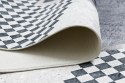 Dywan krótkowłosy ARLEN RHOMBUS  biały styl aztecki 80x150 hakano - RUG/LU/ARLEN/RHOMBUS/WHITE+BLACK/80x150
