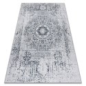 Dywan krótkowłosy ARLEN ROSETTE  biały styl vintage 120x170 hakano - RUG/LU/ARLEN/ROSETTE/WHITE+BLACK/120x170