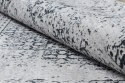 Dywan krótkowłosy ARLEN ROSETTE  biały styl vintage 120x170 hakano - RUG/LU/ARLEN/ROSETTE/WHITE+BLACK/120x170