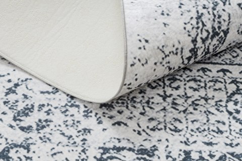 Dywan krótkowłosy ARLEN ROSETTE  biały styl vintage 120x170 hakano - RUG/LU/ARLEN/ROSETTE/WHITE+BLACK/120x170