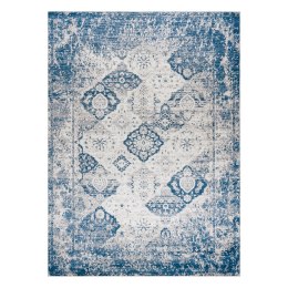 Dywan krótkowłosy ARLEN ROSETTE2  beżowy styl vintage 160x220 hakano - RUG/LU/ARLEN/ROSETTE2/BEIGE+BLUE/160x220