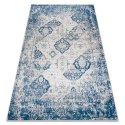 Dywan krótkowłosy ARLEN ROSETTE2  beżowy styl vintage 160x220 hakano - RUG/LU/ARLEN/ROSETTE2/BEIGE+BLUE/160x220