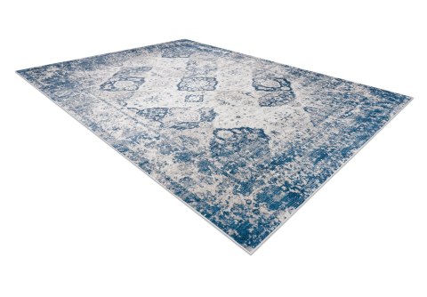 Dywan krótkowłosy ARLEN ROSETTE2  beżowy styl vintage 160x220 hakano - RUG/LU/ARLEN/ROSETTE2/BEIGE+BLUE/160x220